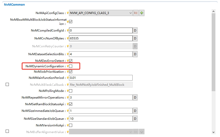 NvMDynamicConfiguration配置图